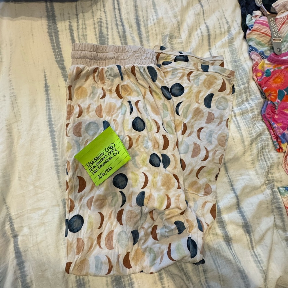 Little Sleepies Luna Neutral Mens Pants